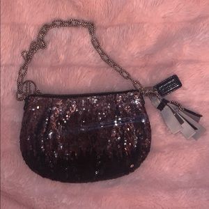 Like new sequin coach small purse